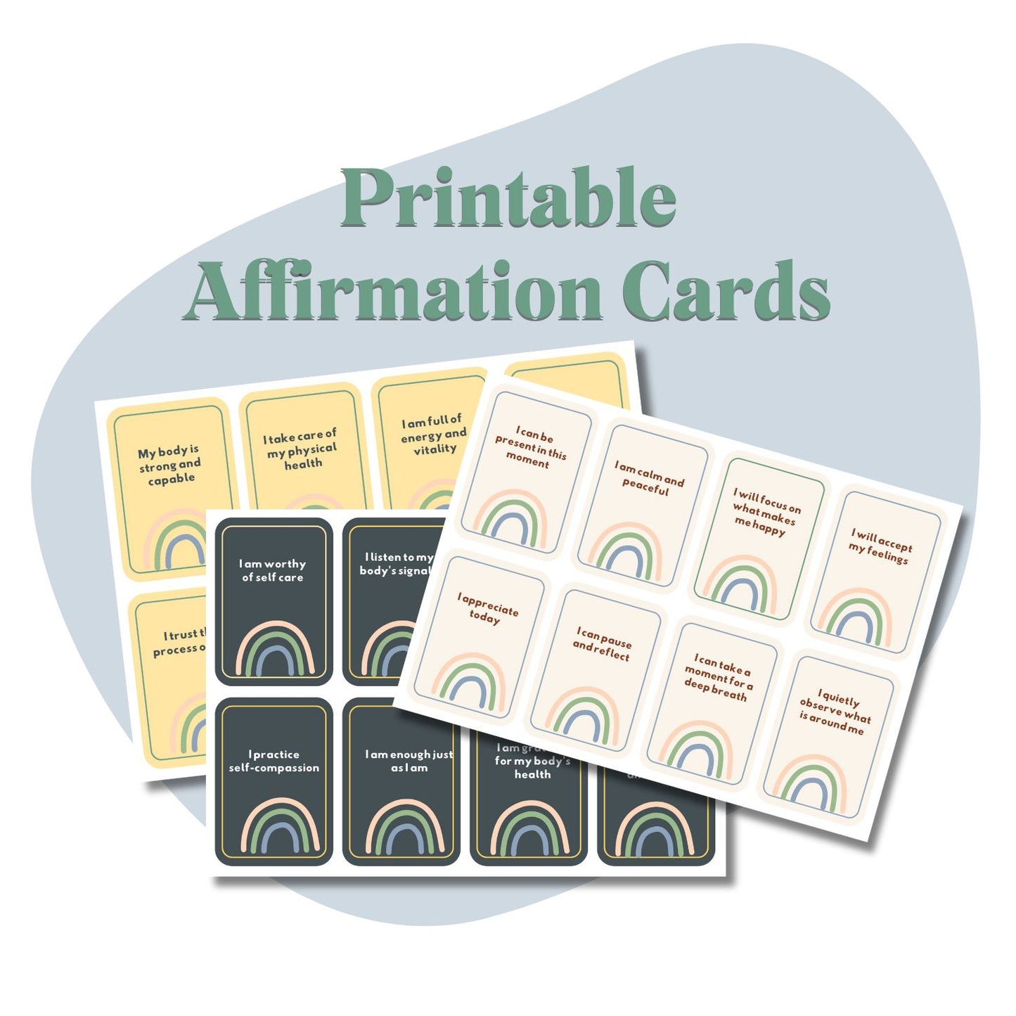 Printable Affirmation Cards