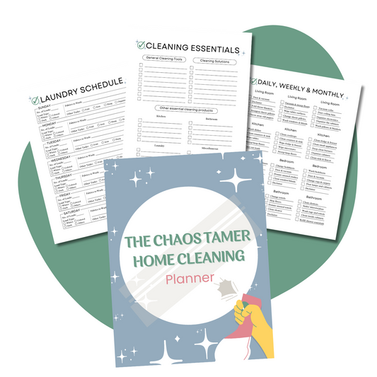 Chaos Tamer Home Cleaning Planner